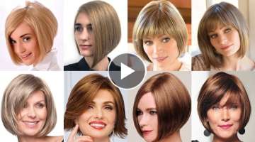 Elegant Short Bob Haircuts For 40+ Women 2023//Best HairStyles For Short Hair /2