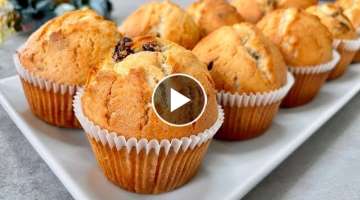 Just mix everything together! You will bake these muffins every day!