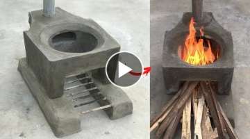 Innovative new wood stove model - no smoke