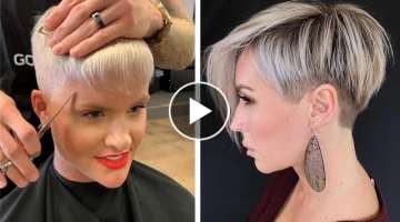 Short To Shorter ???? New Coolest Bob and Pixie Haircut Innovations | Hair Trendy Compilation