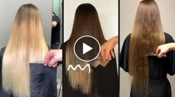 Top Amazing Long Hair Cutting Tutorials Compilations! Long Hairstyle Transformations 2018