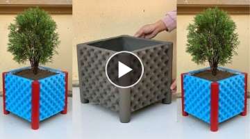 Unique And Creative - How To Make Beautiful Flower Pots At Home