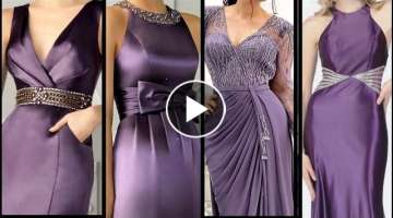 very creative and ravishing cocktail evening party wear semi formal satin silk Georgette Maxi dre...