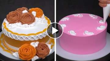 DIY Cake Decorating Tutorials at Home | So Yummy Chocolate Cake Recipes | Easy Cake Decorating Id...