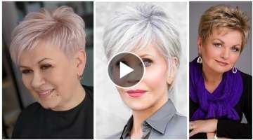Beautiful And Latest Long Pixie Viral Picture #motherofthebride Short Hair's