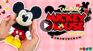 Mickey Mouse Amigurumi tutorial parte 1 español/ingles