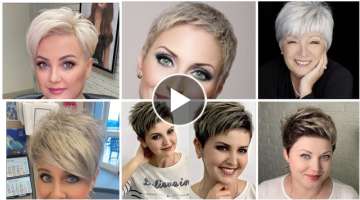 short hair pixie cut styles short bob to pixie cut-attractive pixie hair color over 40/4 Round fa...