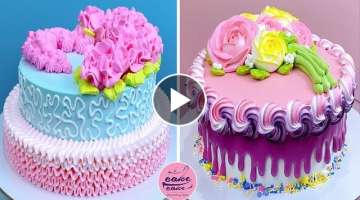 Amazing Cake Decorating Ideas | Cake Decorating Tutorials With Ice Piping Nozzle Tips