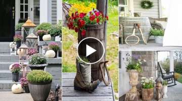 43 Vintage Porch Decor Ideas You Can Easily DIY | garden ideas