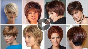 Top Trending Short Pixie HairCuts And Hair Dye Ideas For Women Over 40//Awesome Hairstyling Ideas