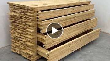 Amazing Woodworking Ideas With Pallets Bar You Can Do It Now - Build A Cabinet With Secret Drawer...