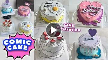 How to make Comic Cake Decorating | Cara membuat Kueultah Komik | 可愛的漫畫風二次元蛋�...