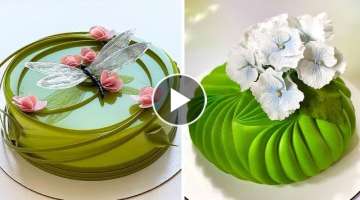 Satisfying Chocolate Mirror Glaze Cake Recipe | Most Amazing Cake Videos