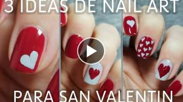 3 ideas para decorar tus uñas de San Valentín en menos de 5 minutos | FÁCIL