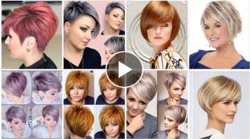 Over 40+ 50+60 pixie short haircut you shall instantaly adorable in 2023-2024 #homecoming #hairdy...