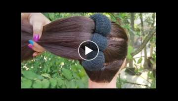 new french bun hairstyle || french roll hairstyle || easy hairstyle || bridal hairstyle || hair |...