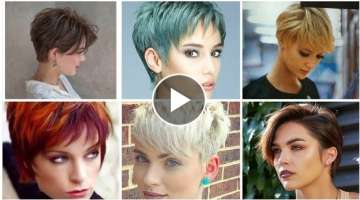 Gorgeous Top Trending ???? Short Pixie HairCuts For Women ????