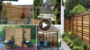 55 Easy DIY Backyard Privacy Fence Ideas | Garden Ideas