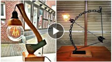 Homemade table lamps! 35 beautiful ideas for inspiration!