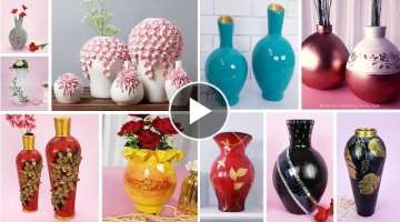 10 IDEIAS BRILHANTES DE VASO DE BEXIGA | DIY VASOS DECORATIVOS - Balloon flower vase making
