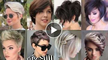 Most Requested Short Haircuts For Round Faces Women 2023