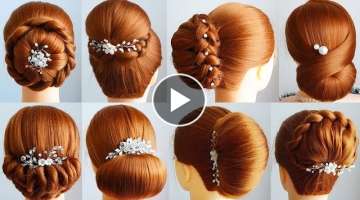 10 Different And Easy Hairstyle For Wedding And Party | New Hair Style Girl | Very Easy Hairstyl...