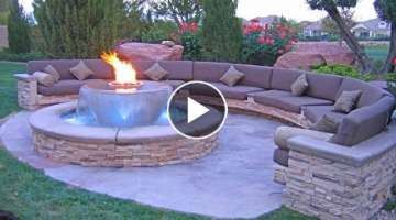 Beautiful fountains and waterfalls made of stone! 30 garden and backyard landscaping ideas!