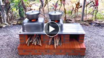 recycle old dishwashing trays into wood stoves #191
