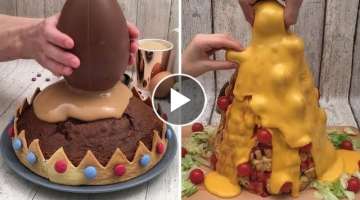 Chefclub's WTF recipes are back! A Cheese Mountain ⛰ A Dragon Cake ????‍♀️ A Pizza Made o...