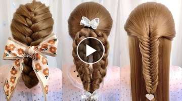 TOP 10 French Braid Hairstyle For Short Hair | Fishtail Hairstyle | Hair Style Girl Easy For Scho...