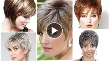 CORTES DE CABELLO CORTO MUJER #2021 pixie Haircut ideas for the age of 40 50 60