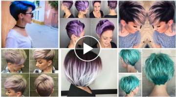 Top #trending Trendy 33 Hair Dye Colors Ideas With Short Haircuts For Girls #2022