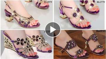 EVENING PARTY WEAR SANDALS DESIGN BELLY BABES FOOTWEARS AND SHOES