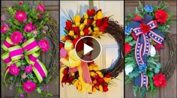 Top 2k21 Spring Wreaths/Fresh Flower Wreaths/Trendy Wreaths Ideas