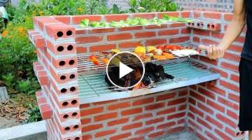 DIY Backyard BBQ Grill Projects Instructions - Very easy