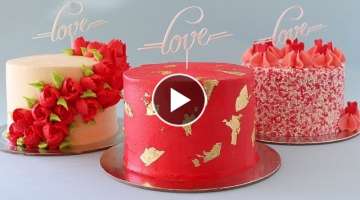 Mini Valentine's Day Themed Cakes- Rosie's Dessert Spot