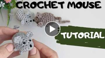 Crochet mouse. How to crochet an amigurumi mouse. Easy cat toys