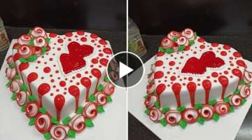 Engagement Cake | Heart Shape Cake Design | New Cake Model 2020 | New Cake Design 2020