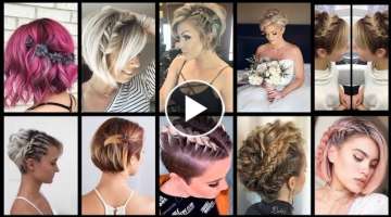 Easy and Best Hairstyles for short hair 2023-2024 || Fashion Hair Club