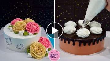 Top 5 Fancy Cake Decorating Ideas Like a Pro | Most Satisfying Chocolate Cake Decoration | Cake I...