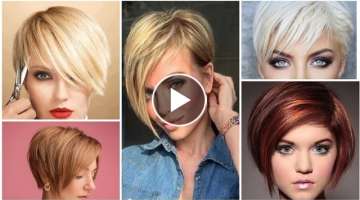 Hottest Short Haircuts For Women Over 40 /Short Hair Hairstyles With Classy Hair Color Ideas 202...