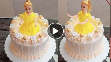 Oreng Barbie Doll Cake | New Style Barbie Doll Cake Design | Fancy Barbie Doll Cake