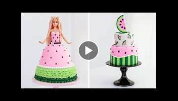 ???? Watermelon Cakes Ideas ???? Amazing Cake Decorating Tutorial ???? Tan dulce