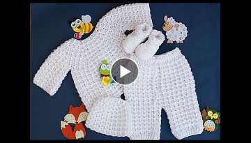 White set crochet pants Majovel crochet