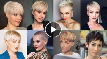 Golden Pixie Haircuts Style Top Trending 20-2022 | Boy Cut For Girls | Pinterest Pixie-Bob Cuts