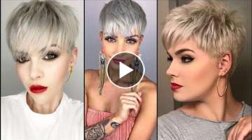 Women Boy Cut For Girls New Style Pixie Haircut Ideas Most Viral 20-2021 | Short Fine Pixie-Bob