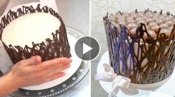 How To Make Chocolate WRAP Cage | CHOCOLATE HACKS by Cakes StepbyStep