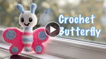 Crochet a Butterfly/ Amigurumi Butterfly/ / Free pattern/ Beginner friendly