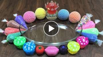 Mixing Stress Balls, Floam and Lip Balm into Store Bought Slime! Satisfying Slime Video !