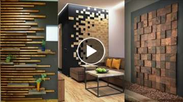 100 Wooden wall decorating ideas for living room interior wall design 2021